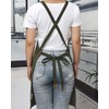 crazy bean BBQ Apron for Men Women Adjustable Work Apron