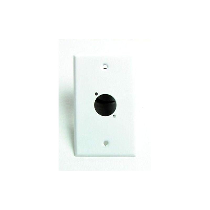 usbargainsound ProCraft White Stainless Steel Wall Plate - Pre-Punched for