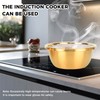 Snailhouse Colander with Mixing Bowl, 2QT 304 Stainless Steel Kitchen