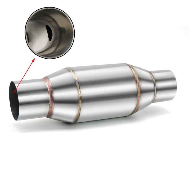 Exhaust Pipe Resonator Silencer DB Killer Silent Center Tube Expansion