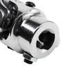 MDRIVEASY 3/4 "DD x 3/4 "DD Chrome Steering Shaft Universal