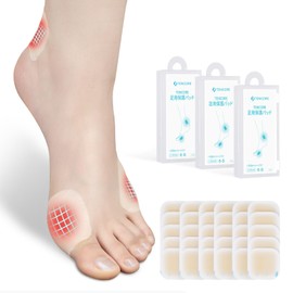 TENICORE TE302A Protective Pads for Bions, Bunions, Soles, Etc., Shoe Rubbing Tape, Anti-Shoe Pad, Hydrocolloid Material, Waterproof, Cushioning, Shock Absorbing Heel Support, Disposable Type