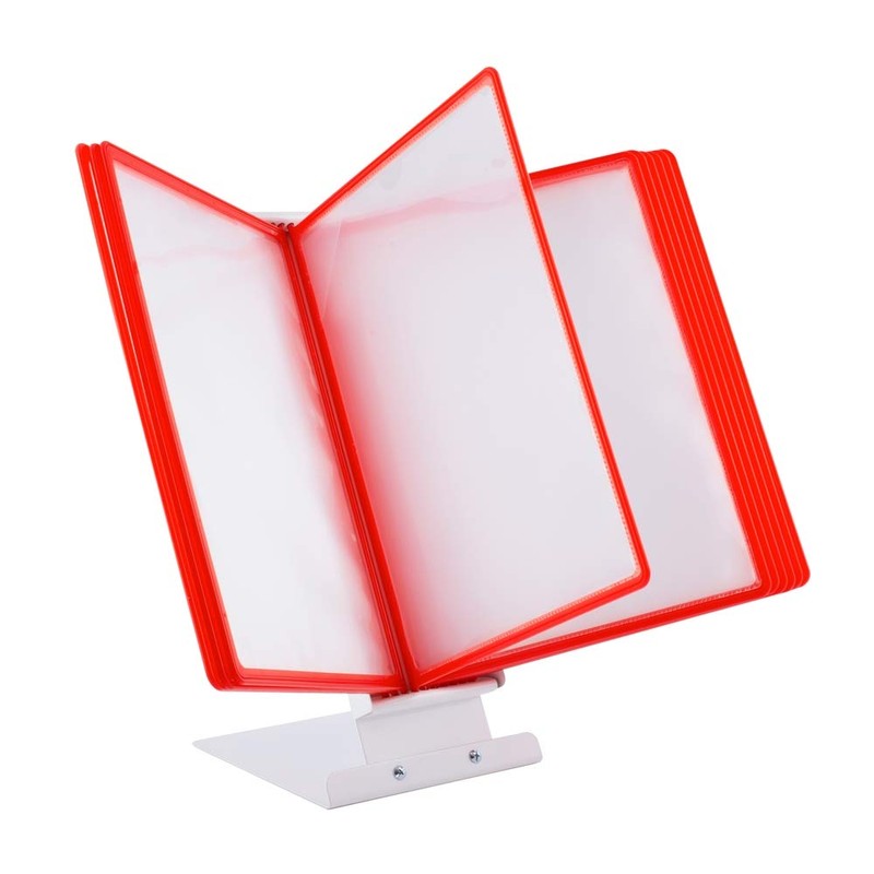 Leviatan Display Panel A4 Polypropylene Pack of 10 Red