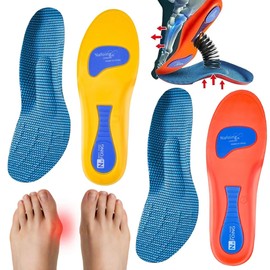 Brandone Insoles, Brandone Increase Height Insoles, Orthopaedic High Cushion 1.0, Inserts for Arch Support (C)