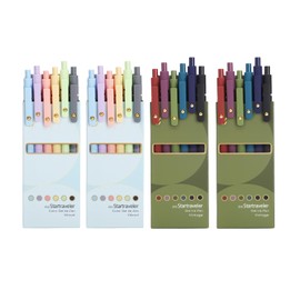 Colored Pens, FIOVER 24 Pack Colorful Gel Pens, Medium Point 0.7mm, Smooth Writing Journaling Supplies Multicolor Ballpoint for Journaling, Drawing, Doodling, and Note Taking (24PCS Aesthetic+Vintage)