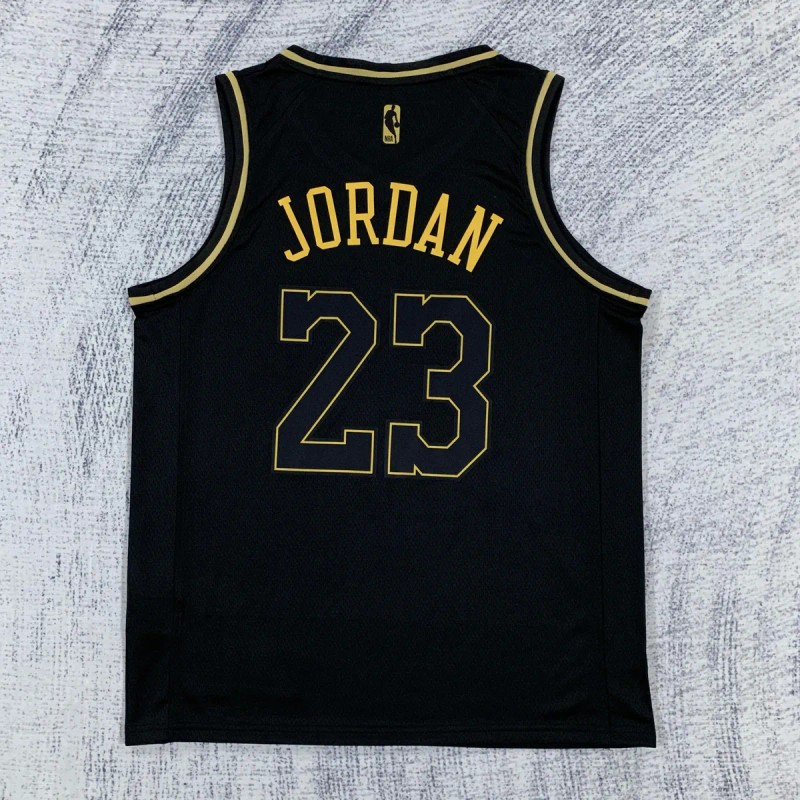 Jersey Aniversario Chicago Bulls Michael Jorda Negro