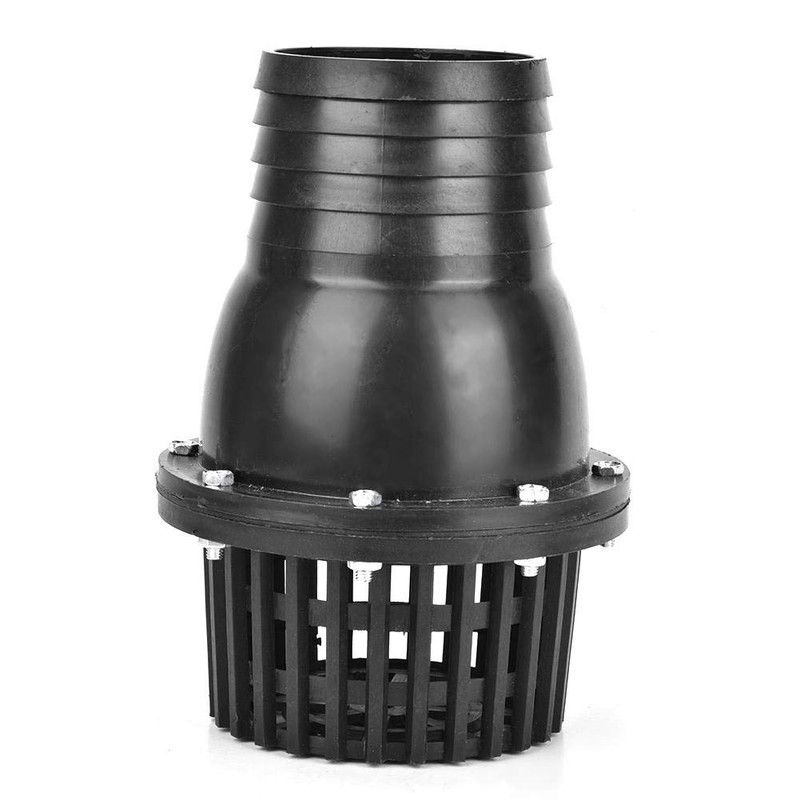 Foot Valve Black PVC Low Pressure Flat Check Valve for