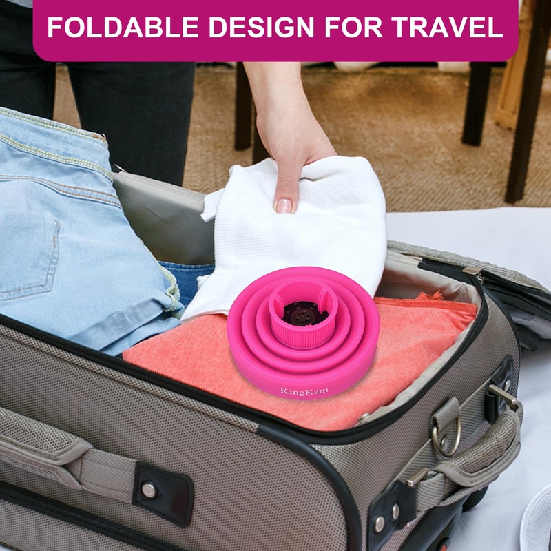 Collapsible Silicone Hair Dryer Diffuser - Travel and Easy Storage