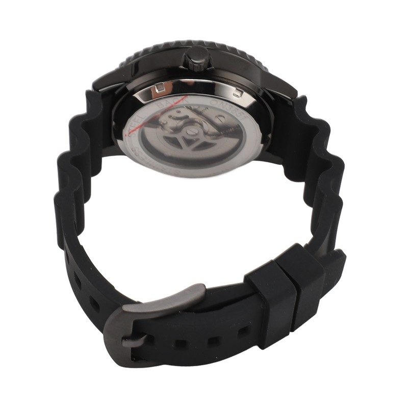 Men Chronograph Watch Rotatable Bezel Self Winding Automatic Movement Waterproof