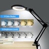 12X Large Magnifying Glass with Light and Stand, 5.2 Inch