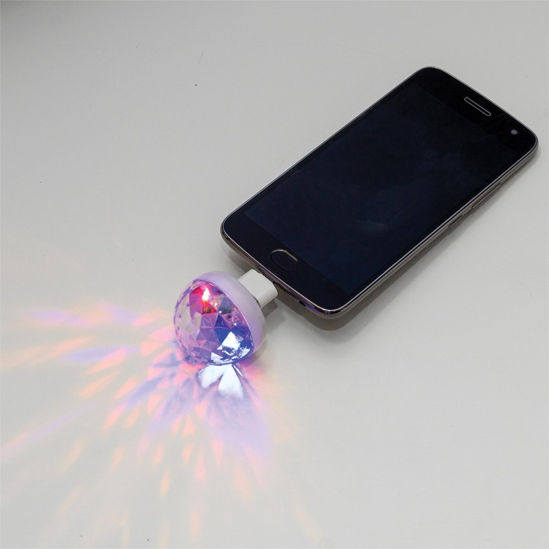 Cheetah Mini 4 LED USB Disco Ball with Apple and
