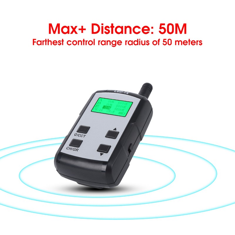 NiceFoto LEDTX100 Plastic Photography Light Controller Flash Wireless Remote Control