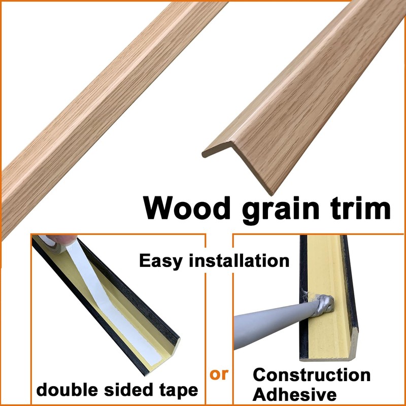 3 PCS 45" Wall Corner Protector Trim Borders for Wall
