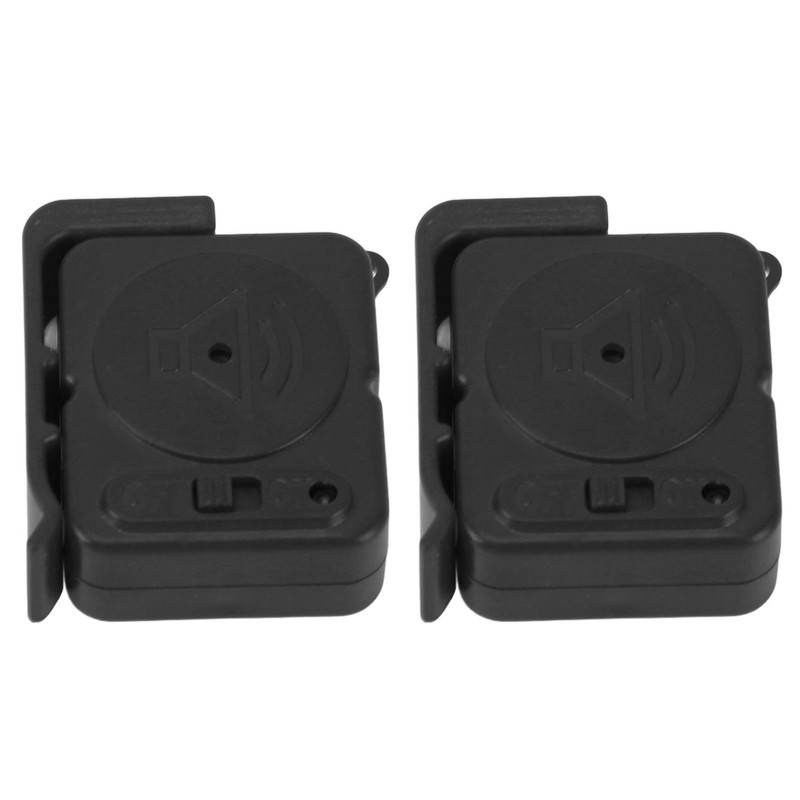 2pcs Door Handle Alarm Anti Theft Vibration Triggered Portable Door