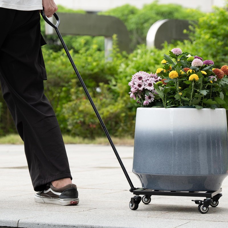Goooxim Heavy Duty Plant Caddy with Wheels 12Inch - 200lb