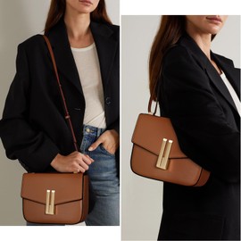 Juoxeepy Small Crossbody Bags for Women Shoulder Bags Trendy Shoulder Purse Satchel Handbag with Flap Closure