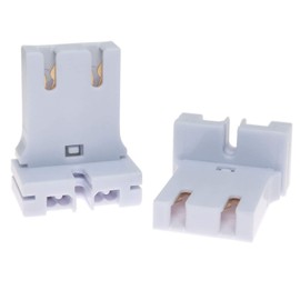 E-outstanding Fluorescent T-8 T-12 Medium Bi-Pin Socket 2PCS U-Shaped T8 T12 Fluorescent Lamp Holder Light Socket