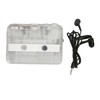 Cassette to MP3 Converter Multifunction Auto Reverse Transparent Retro Portable