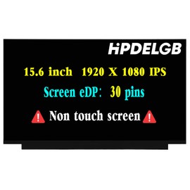 HPDELGB Replacement for Lenovo ThinkPad E15 Gen 2 Gen 3 Gen 4 LCD LED Display Screen Replacement 15.6 1080P 30PIN FHD 1920x1080 IPS (Non-Touch Screen)