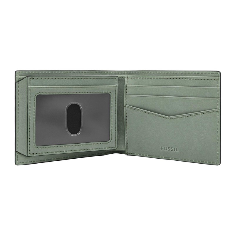 Fossil Men's Everett Leather Bifold Wallet 11.5cm L x 2.6cm