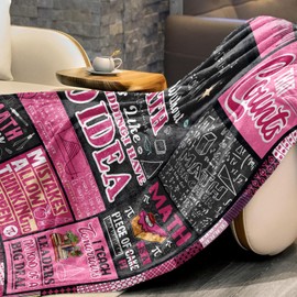 VHIKMLY Math Teacher Gift, Math Gifts, Teacher Appreciation Gifts, Graduation/Birthday Christmas for Math Lovers Throw Blanket 60"x50"
