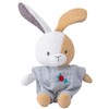 CUDDLE CORNER Bunny Stuffed Animal Organic Cotton Baby Plush Toys,