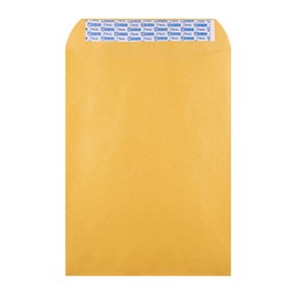Hilroy Press-it Seal-it Kraft Envelopes, 9 X 12 Inches, 25 Per Pack (76044)