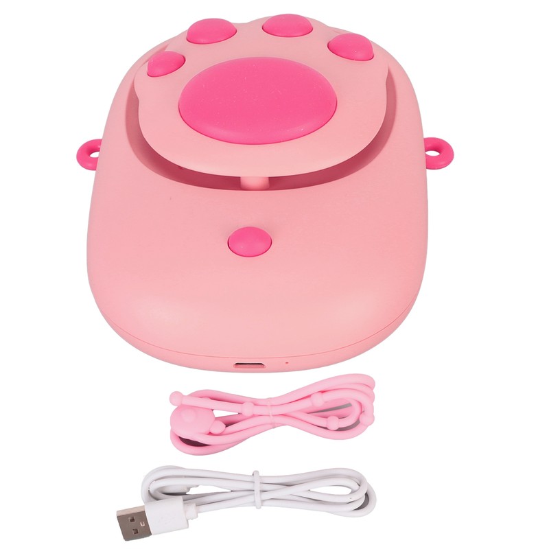 Necklace Fan Cat Claw Style 3 Speed Mode USB Charge