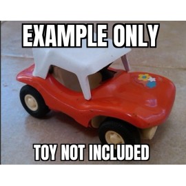 tonkamania Tiny Flower Stickers For Tiny Tonka Dune Buggy Hot Rod Truck Van Crazy A's