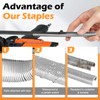 KIMSING SC760 16 Gauge 5/8'' Crown Galvanized C Ring Staples