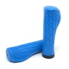 REYLNXR 2pcs Blue Bicycle Grips Comfortable Anti-Slip Damper Rubber Abrasion