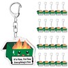 Ferreve 20 Pcs Dumpster Fire Acrylic Keychains Employee Emotional Support