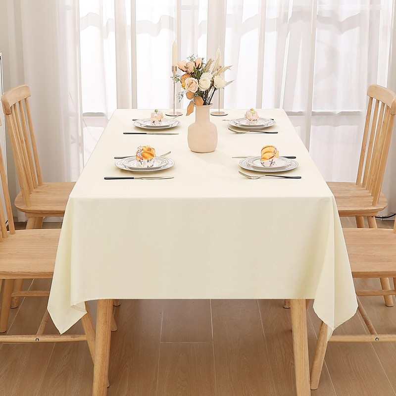 smiry Table Cloth Wipe Clean Rectangular 140x300 cm, Wipeable Water
