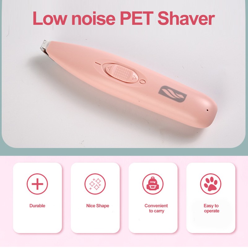 Professional Dog Grooming Clippers Cordless Low Noise 50 dB Working