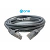 One 6ft Cat5e Snagless Unshielded PVC Ethernet Network Patch Cable,GREY