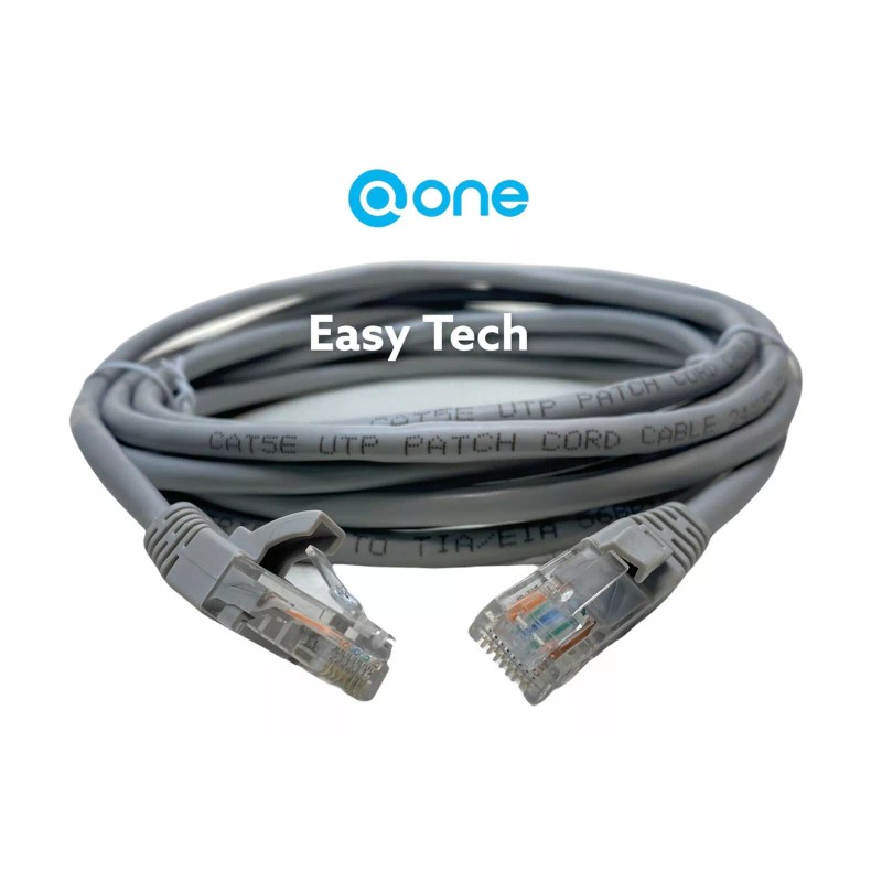 One 6ft Cat5e Snagless Unshielded PVC Ethernet Network Patch Cable,GREY