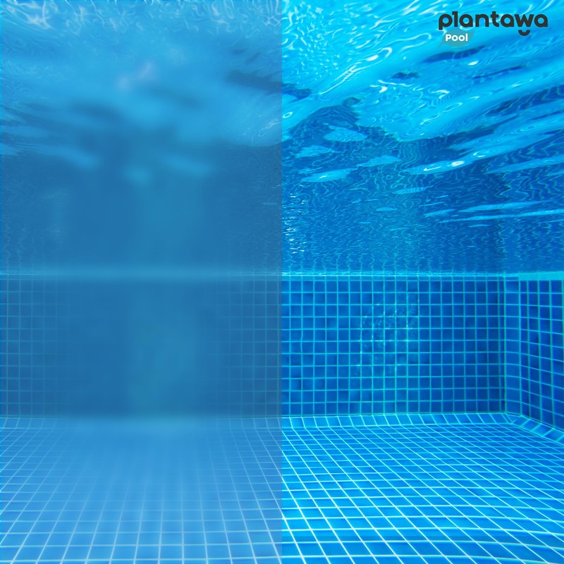 PLANTAWA Pool Water Clarifier 500 ml, Super Concentrated Pool Clarifier