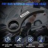 KTTOOL Pry Bar Wrench Adaptor Head, Crowbar Adapter Head Tool,