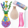 WEBEEDY DIY Air Dry Clay Kit Clay Flower Arts and
