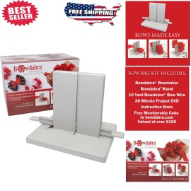 DIY Bow Maker Kit - Bowdabra Wand & Accessories for Professional Quality Bows