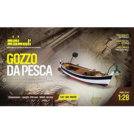 MINI MAMOLI - Modello kit barca GOZZO DA PESCA serie scala 1:28 - DUS_MM70