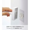 Yamazaki 5347 Film Hook Dispenser Holder, Foaming Model, White, Approx.