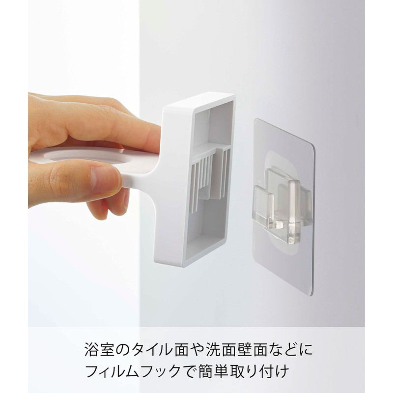 Yamazaki 5347 Film Hook Dispenser Holder, Foaming Model, White, Approx.
