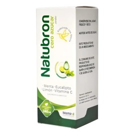 Natubron Cero Azúcar Jarabe Suplemento Eucalipto 240 Ml                                                                                               