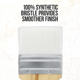 U.S. Art Supply 3 Pack of Variety Size (Set of 6 packs of 3 = 18 Total Brushes) Synthetic Bristle Paint, Chip and Utility Paint Brushes for Paint, Stains, Varnishes, Glues, and Gesso