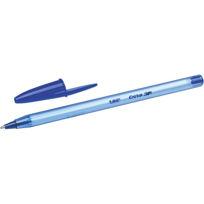 BIC Cristal Soft Ball Pens Medium Point (1.2 mm) -