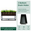 Small Raised Garden Bed with Legs Large Planters 2.45×1.35×0.66ft