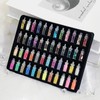 Nail art glitter glitter powder 48-piece set DD 11796 (WA32415) / 네일 아트 반짝이 글리터 파우더 48종 세트 DD 11796 (WA32415)