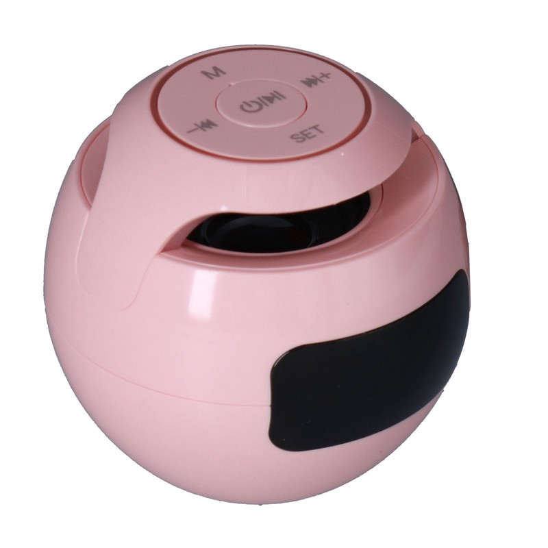 Multifunctional Bluetooth 5.0 Alarm Clock Speaker Rechargeable Ball Shape Portable
