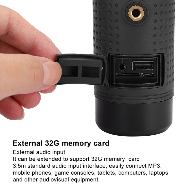 P‑X1 Waterproof Outdoor Bike Bluetooth Stereo Bass Mini Speaker FM
